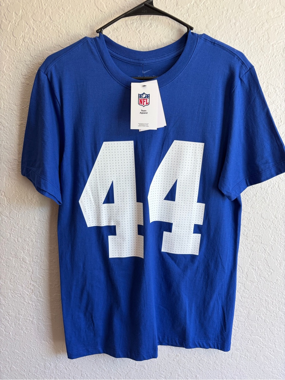 NWT New York Giants Nike Cam Skattebo Jersey T-Shirt - Men’s Small